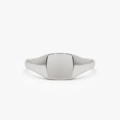 14k Gold Square Signet Ring
