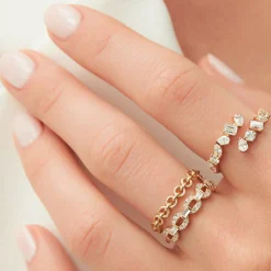 14K Gold Stackable Dainty Ring