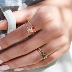 14K Gold Stackable Dainty Ring