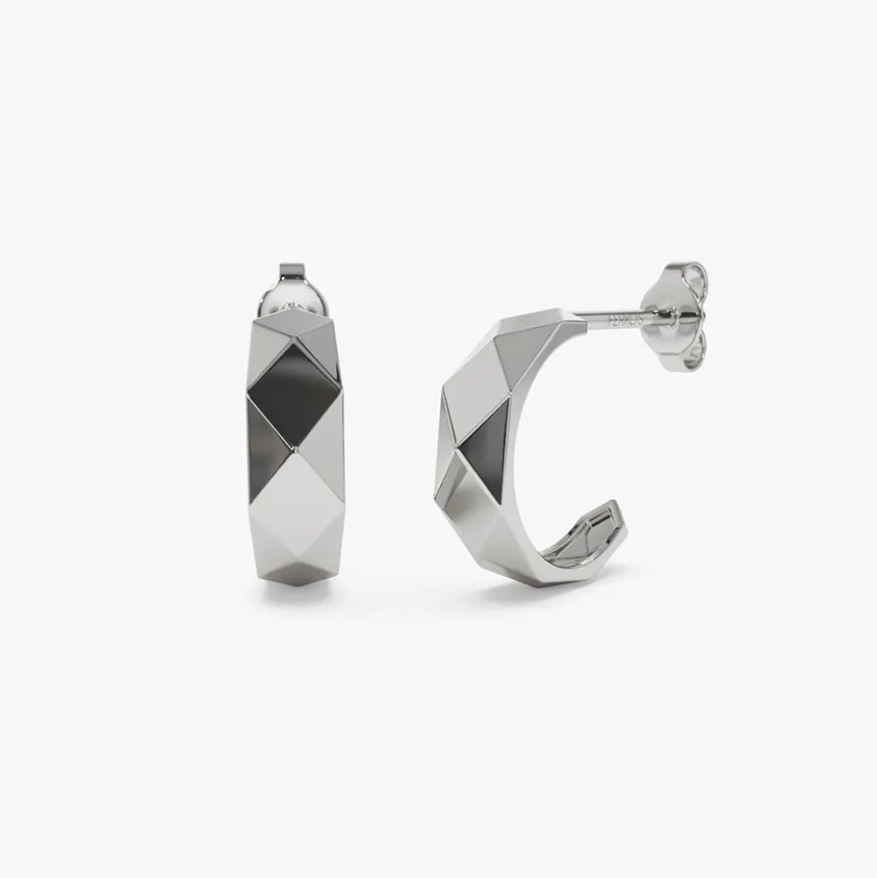 14k Gold Statement Earring