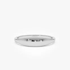 14k Gold Tapered Dome Gold Ring