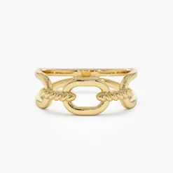 14K Gold Twisted Rope Ring