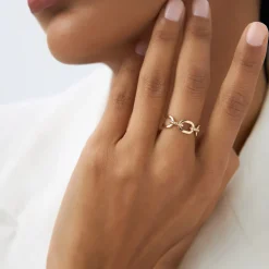 14K Gold Twisted Rope Ring