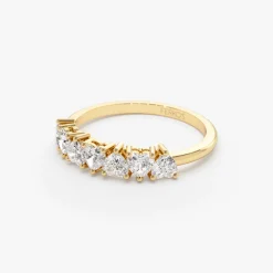 14k Heart Shape Up Down Prong Setting Diamond Ring