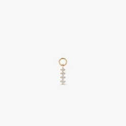 14k Journey Hoop Charm