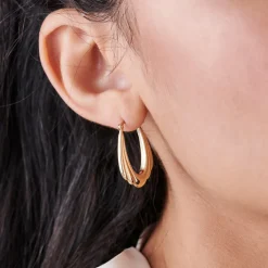 14k Layered Gold Earrings