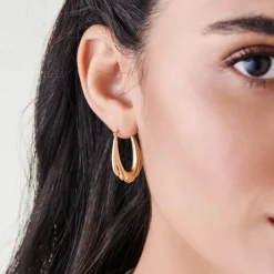 14k Layered Gold Earrings