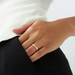 14k Milgran Full Eternity Diamond Ring