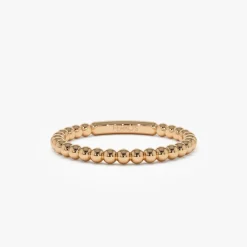 14k 2MM Bead Ring