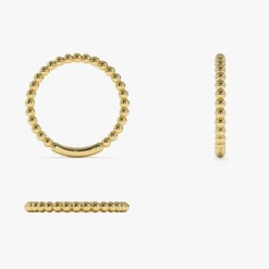 14k 2MM Bead Ring