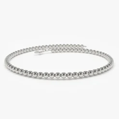 14k 2.5MM Beaded Bracelet