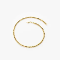 14k 2.5MM Beaded Bracelet