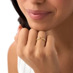 14K 5MM Rope Cuff Ring