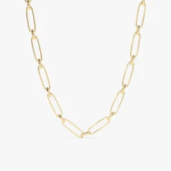 14k Oval Link Chain Necklace