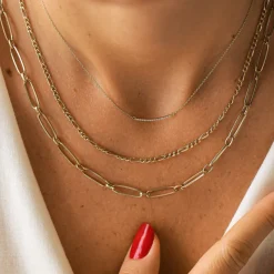 14k Oval Link Chain Necklace