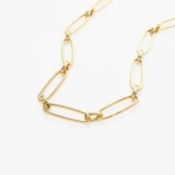 14k Oval Link Chain Necklace