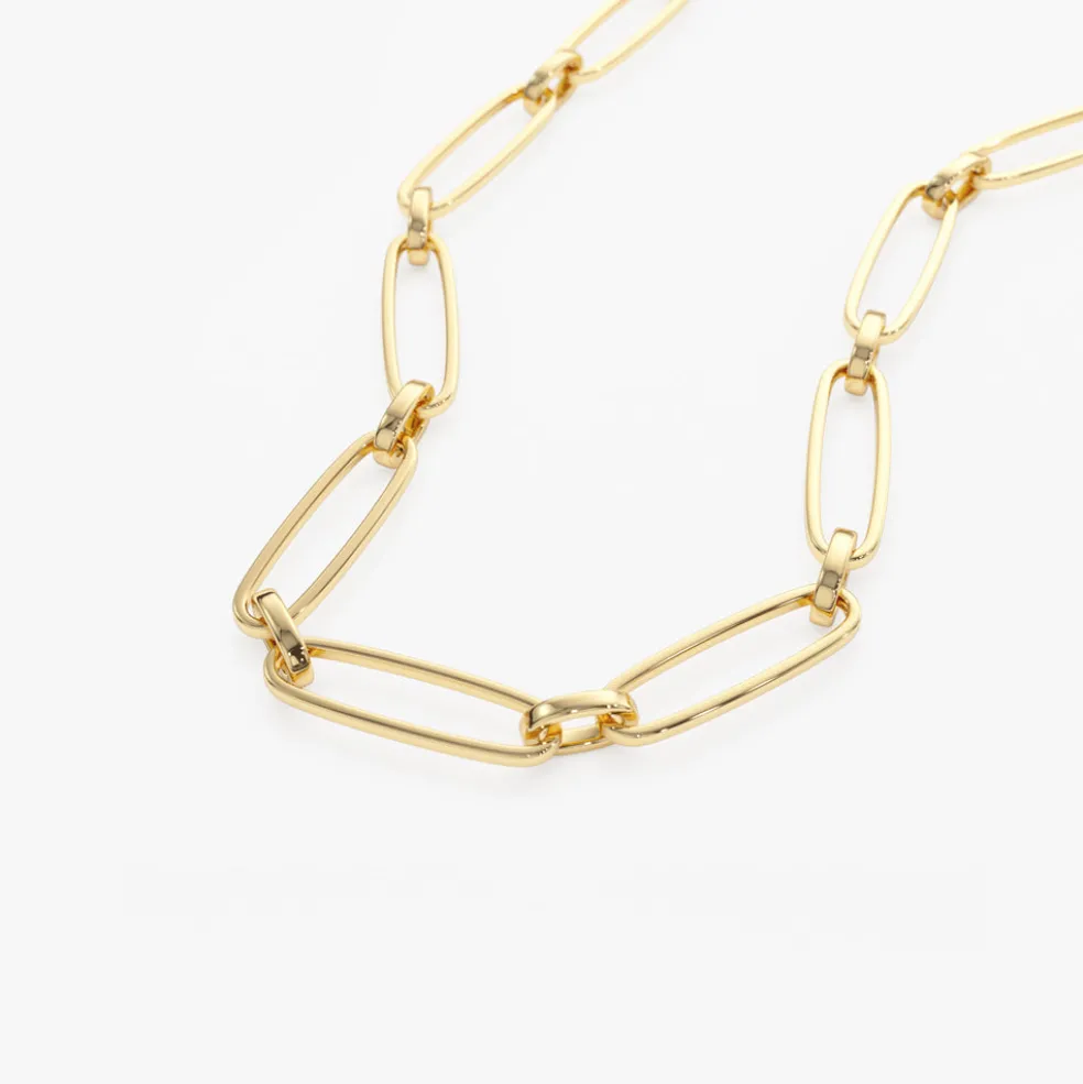 14k Oval Link Chain Necklace