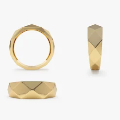 14k Pattern Bold Statement Ring