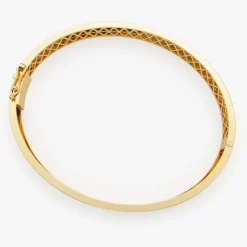 14K Personalized Roman Numeral Bangle Bracelet