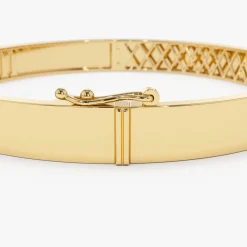 14K Personalized Roman Numeral Bangle Bracelet