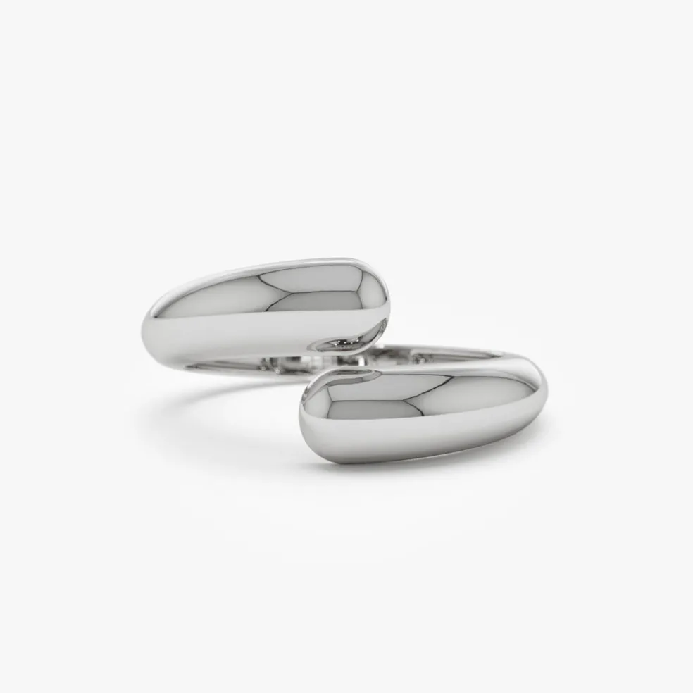 14K Plain Cuff Ring