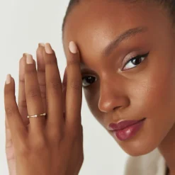 14k Prong Setting Full Eternity Dainty Stacking Ring