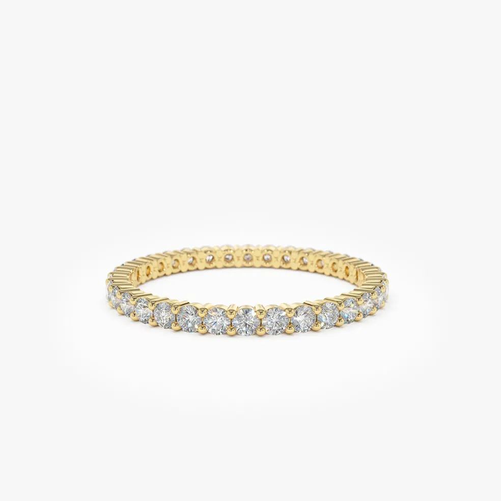 14k Prong Setting Diamond Eternity Ring