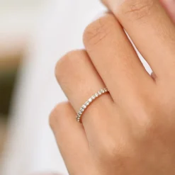14k Prong Setting Diamond Eternity Ring