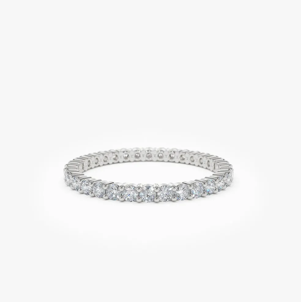 14k Prong Setting Diamond Eternity Ring