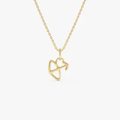14K Sagittarius Zodiac Charm Necklace