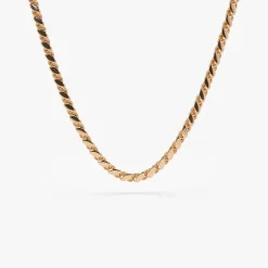 14K Solid Gold Unique Necklace