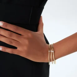 14k Solitaire Diamond Bangle Bracelet 0.10 - 0.30 ctw