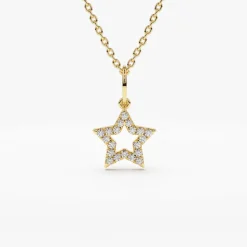 14k Super Star Diamond Layering Necklace