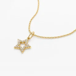 14k Super Star Diamond Layering Necklace