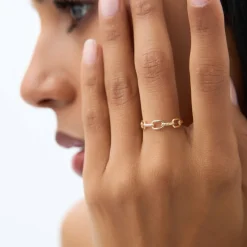 14K Twisted Unique Rope Band