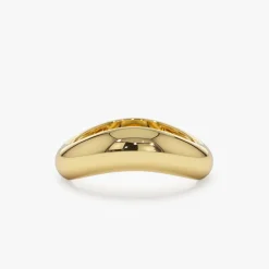 14k Unique Amorphic Shaped Figure Ring