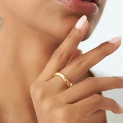 14k Unique Amorphic Shaped Figure Ring
