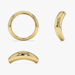 14k Unique Amorphic Shaped Figure Ring