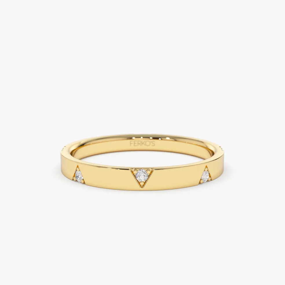 14k Unique Diamond Full Eternity Ring