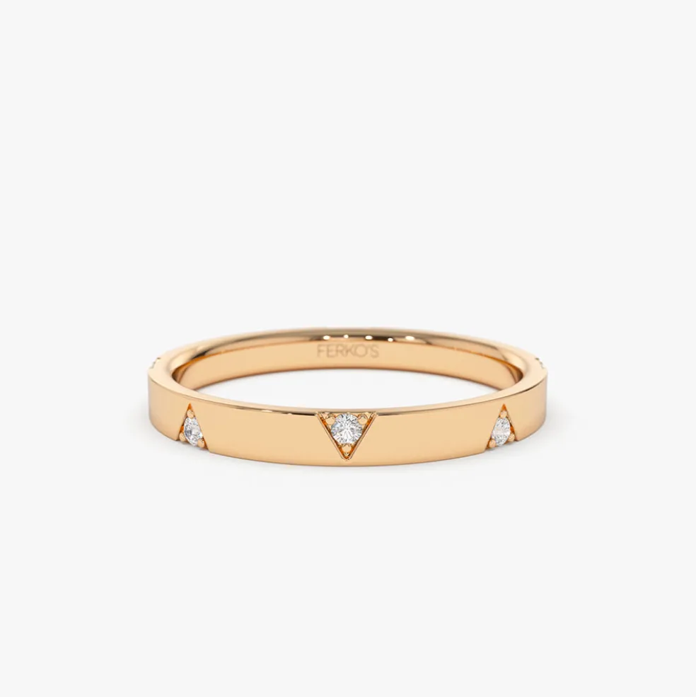 14k Unique Diamond Full Eternity Ring