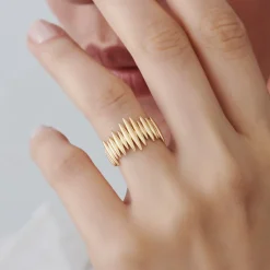 14k Unique Statement Gold Ring