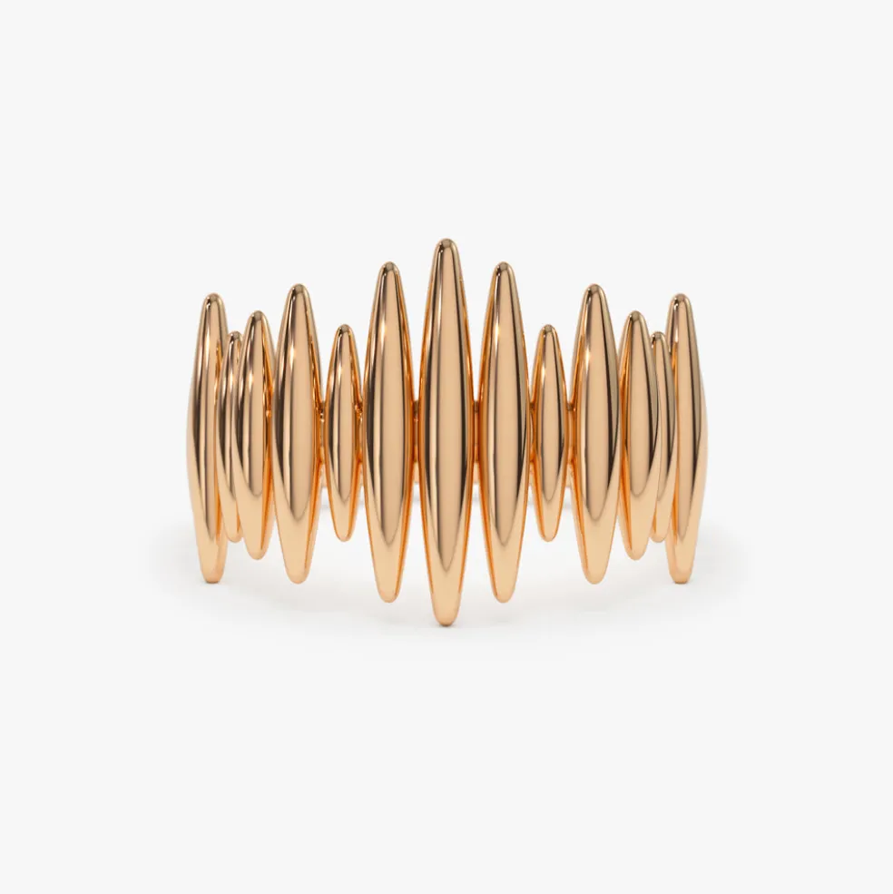 14k Unique Statement Gold Ring