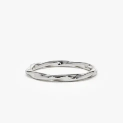14k Wavy Promise Ring
