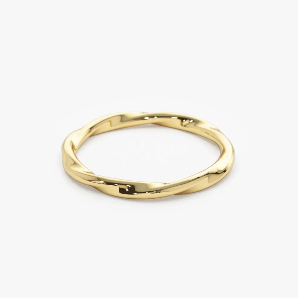 14k Wavy Promise Ring
