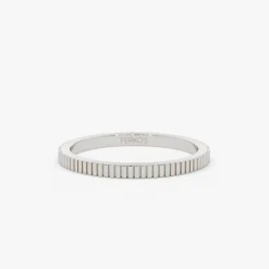 1.5MM Ribbed Ring in 14k Gold