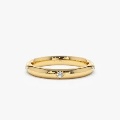Star Setting Full Eternity Diamond Ring in 14k