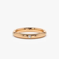Star Setting Full Eternity Diamond Ring in 14k