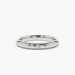 Star Setting Full Eternity Diamond Ring in 14k